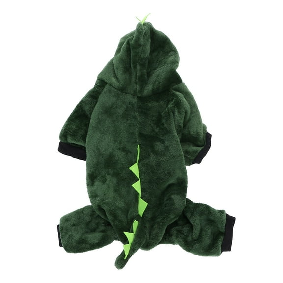 putnchl Dinosaur Dog Halloween Costume Pet Dino Hoodie for Small Medium Dogs,Green Cute