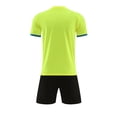 thumbnail image 4 of LWNYDPLSD Kids Soccer Jerseys Set Boys 2 Piece Football Outfits Teen Boys Training Team Athletic Workout Short Sleeve Shirts+Quick Dry Fitness Shorts Suit for Gym Sport Toddler Boys Clothes, 4 of 5