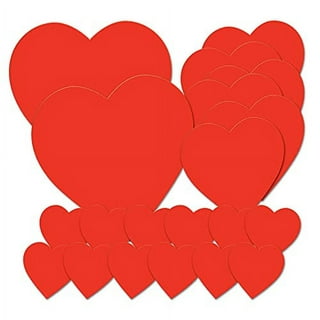 Ciieeo 200 Pcs Love Card Heart Cutout Cards Red Heart Cardstock Cutout  Valentine Heart Cutouts Card Heart Shaped Cards Kit Decor Valentine Heart  Cards