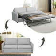 thumbnail image 5 of Aukfa Pull Out Sofa Bed, Queen Sleeper Sofa Couch with Mattress, Pullout Couch for Home, Gray, 5 of 11