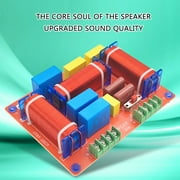 400W 3 Way Audiophiles Speaker Crossovers Filters with Adjustable Treble and Bass Frequency Divider Distributor