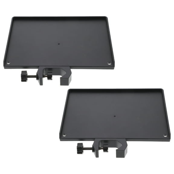 2 Pcs Music Stand Tray Attachment Sound Card Holder Microphone Small Accessory