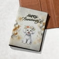 thumbnail image 5 of Happy Anniversary Bichon Frise Celebrates Wedding Love Family Party Travel Passport Wallet Bichons Dog Lovers Gifts Idea PU Leather Passport Holder Cover - 01015, 5 of 5