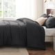 thumbnail image 2 of Juego de edredón doble Bedsure, suave, negro, 173 x 224 cm, 2 of 8