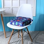 Mymisisa Chaise bébé Coussin augmentant Amovible pour salle à manger pour enfants (Bleu)