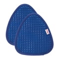 thumbnail image 2 of T-fal Flexible Waffle Silicone Pot Holders, Set of Two, Blue, 2 of 5