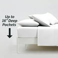 thumbnail image 5 of Neutral Solid Color Brushed Microfiber Deep Pocket Sheet Set, 5 of 9