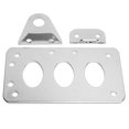 thumbnail image 1 of Motorcycle Tail Light Bracket, Strong Heavy Duty Universal Side Mount Tag License Plate Holder Rustproof  For Motorbike Silver, 1 of 8