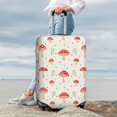 thumbnail image 7 of Rateoe Flat Mushrooms Printed Luggage Cover, Suitcase Protector Fits 18-32 Inch Luggage-Large, 7 of 7