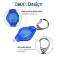 10PCS Portable Keyring Light Torch Mini Keychain LED Flashlight Key