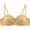 Beige, variant on Plus Size Bras for Women, Half Cup Bra, Push Up Bras for Women, Underwire Bras for Women, Breathable Bras for Women, Purple 38