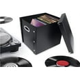 thumbnail image 3 of Snap-N-Store Vinyl Records Storage Box, Black, 75 Count, 3 of 3