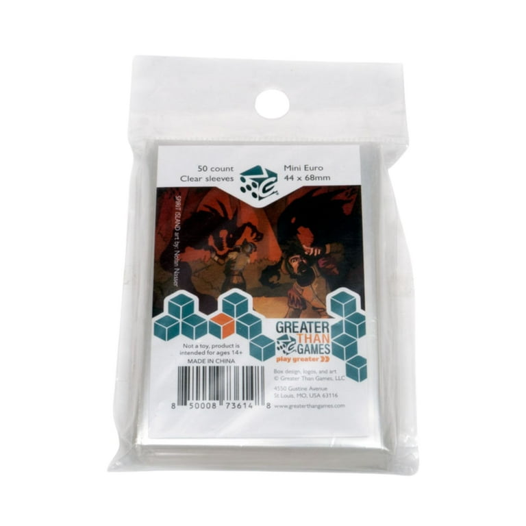 euro size card sleeves Mayday Premium Euro Card Sleeves (50)