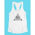 thumbnail image 3 of Peony Flowers Geometric Tattoo Tank Women -Image by Shutterstock, Female Large, 3 of 4