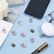 thumbnail image 5 of Dijes para tapones antipolvo, colgantes para puerto de carga tipo C, protectores de plástico para teléfono móvil con esmalte de aleación, tapas de puerto USB C, colgantes protectores., 5 of 9