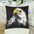 thumbnail image 3 of MKHERT White Eagle Head Pillowcase Pillow Protector Cushion Cover 18x18 inch,Set of 2, 3 of 3