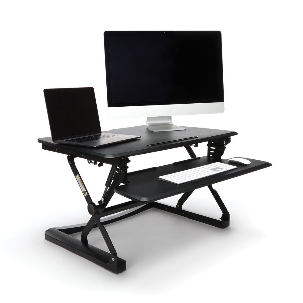 OFM Height Adjustable Sit to Stand Desktop Riser, in Black (5100BLK