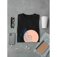 thumbnail image 3 of Blue Woman Pofile Graphic Men Black T-Shirt, Male Small, 3 of 4