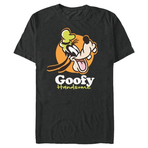 Disney Goofy Handsome Classic Funny - Short Sleeve Blended T-Shirt for Adults - Customized-Dark Heather