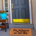 thumbnail image 5 of House Entry Welcome Doormat Interesting Monogrammed Floor Mat Text Retro Style Mat Thick and Non-Skid Modern Style Aartistic Floor Mat Yard Decor Holiday Decor, 5 of 5