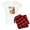 With Red Plaid Pant, variant on CafePress - Ale Bratwurst Women's Light Pajamas - Women's Short Sleeve Print T-Shirt and Pants Light Cotton Pajama Set