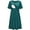 Green, variant on Todaioua Maternity Dresses for Women 2024 Short Sleeve Floral Print Nursing Dress for Breastfeeding Casual