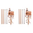 thumbnail image 3 of Garden Bird House with Pole Bird Feeders for Courtyard Patio, Style E, 3 of 5