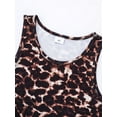 thumbnail image 5 of Kid Girls Summer Shorts Set Leopard Vest Crop Top and Shorts 2Pcs Fitness Sports Clothing From 7-14Y, 5 of 8
