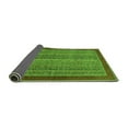 thumbnail image 2 of Ahgly Company Indoor Rectangle Abstract Green Modern Area Rugs, 2' x 4', 2 of 4