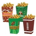 thumbnail image 1 of Football Tailgate Decorations Disposable Paper Popcorn Bucket Supplies , Football Theme Paper Party Decor Tray, 1 of 5