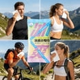 thumbnail image 4 of Feledorashia Cooling Towel, Refreshing Wet Wipes, Portable Cold Sensation Cloth for Outdoor Sports and Travel, Soft Non-Woven Fabric, Compact and Lightweight for Daily Skin Refreshing, 4 of 6