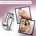 thumbnail image 6 of Mom Spinner Anxiety Rings for Men Women 925 Sterling Silver Boho Jewelry Wedding Band Stress Relief Birthday Christmas Gifts Size 10 Women, 6 of 10