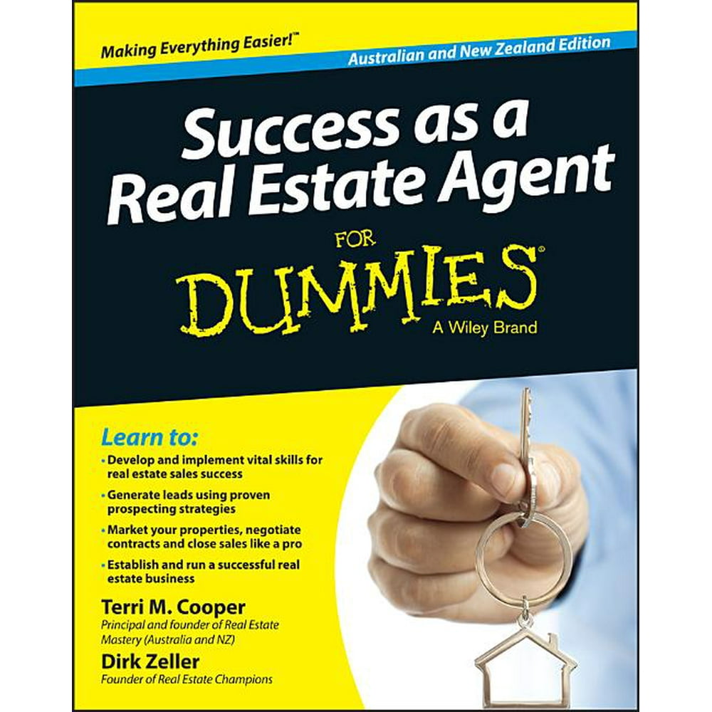 For Dummies Success as a Real Estate Agent for Dummies Australia / Nz (Paperback) Walmart