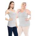 thumbnail image 2 of Stretch Is Comfort Women's and Plus Size Oh so Soft Long Length Base Layer Tank Top | Adult Small- 5x, 2 of 5