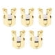 thumbnail image 5 of 5 tapones para botellas de champán de acero inoxidable, tapón sellador de champán, reutilizable, para botellas de vino, botellas de champán, color dorado, 5 of 10