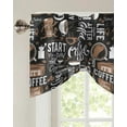 thumbnail image 2 of Coffee Coffee Beans Coffee Cup Kitchen Curtains Balcony Adjustable Roman Blinds Small Short Curtain for Living Room, 2 of 6