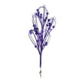 thumbnail image 1 of 12 in. Purple Peacock Feather Pick with Purple Glitter - Pack of 5, 1 of 1