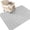 Gray,White, variant on Hallway Runner Rug 2'x6', Brown Modern Kitchen Runner Rugs Non-Slip Carpet Mats, Farmhouse Geometric Vertical Stripes Retro Bedside Rugs Runners Washable Floor Carpet for Bathroom Laundry Room