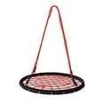 thumbnail image 1 of LOVIVER 60cm Swing Rope Max 330Bls Adjustable Swinging Chair Round Playground Accessory Red, 1 of 8