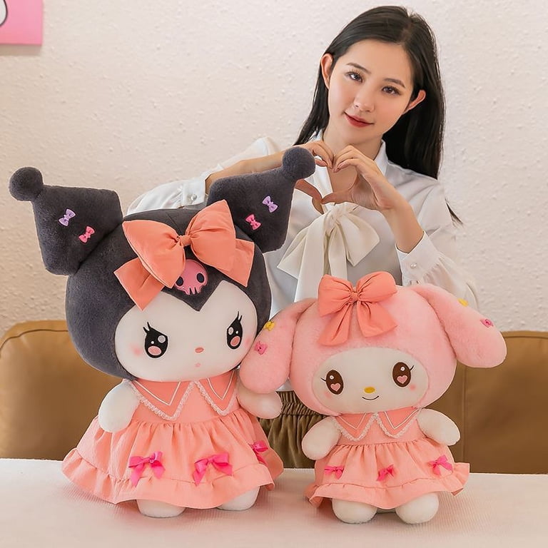 Sanrio Kuromi Plush Toy Melody Doll with Large Pillow - Walmart.com