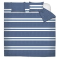 thumbnail image 2 of Safdie & Co. Comforter Set 3PC DQ Blue Stripe, 2 of 2