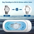 thumbnail image 2 of CURYMAY 2026 New Ultrasonic Jewelry Cleaner,Jewelry Cleaner Machine 12Oz 46Khz,Professional Sonic Cleaner with One-Touch Operation,Ultrasonic Cleaner for Rings,Glasses,Jewelry,Dentures, 2 of 7