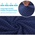 thumbnail image 4 of Dining Chair Cover Set of 4 Stretch Knitted Dining Chair Slipcovers Removable Washable Chair Protector Covers for Dining Room Home Wedding Banquet Party Hotel (Dark Blue), 4 of 8