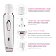 thumbnail image 3 of Depiladora Electrica  Bloosom Recargable De Facial Para Mujer 4 En 1 Blanco, 3 of 5