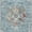 Gray Blue & Cream, variant on Bliss Rugs Vintage Oriental Area Rug, Medallion Indoor Rugs for Living Room, Dining Room, Bedroom | Gray, 7' x 10' (6'7''x9'6'')