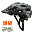 thumbnail image 5 of Ozark Trail Child Bike Helmet, Black, Adjustable, Ages 5+, 5 of 5