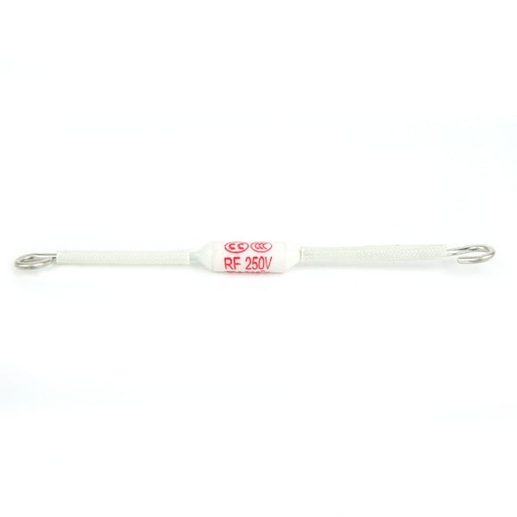 10-Pack RF Series 250V 20A Fast-Acting Ceramic Fuses with Metal & Plastic Components, 216℃/230℃/240℃ Cut-Off Temp, 90mm/300mm Length Options - Reliable Electrical Circuit Protection Industrial Parts