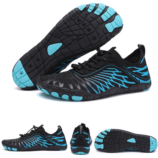 Zapatos acuáticos Zapatillas de buceo transpirables Suministros para exteriores Vadear para mujeres y hombres (47) Azul