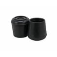 thumbnail image 2 of Shepherd Hardware 9224 Rubber Leg Tips 1-1/4 in Inside Diameter Friction Tight Black 2 ct, 2-Pack, 2 of 7