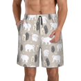 thumbnail image 1 of Balery winter Snowflake beer Traje de Baño Estilo Hawaiano para Hombre, Shorts de Secado Rápido con Bolsillos-X-Large, 1 of 6